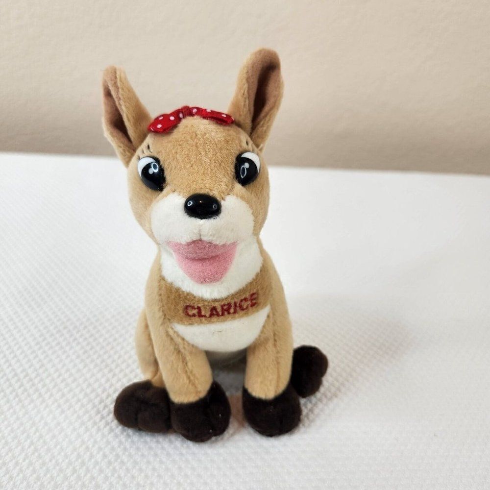 Vintage 2000 Prestige Clarice Reindeer Rudolph Island of Misfit Toys Plush 7”